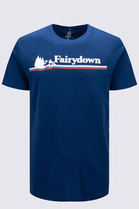 Macpac Men's Fairydown Fairtrade Organic Cotton Short Sleeve T-Shirt, Estate Blue, hi-res