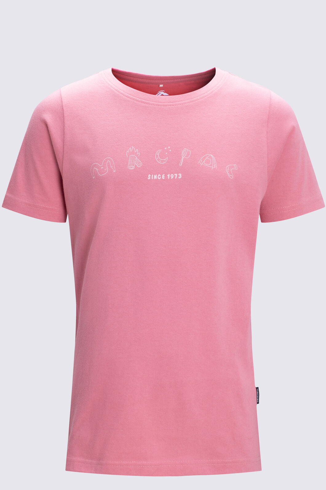 Macpac Kids' Base Camp T-Shirt, Brandied Apricot, hi-res