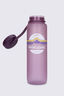 Macpac Soft Touch Water Bottle &mdash; 1L, Retro Logo Grape, hi-res