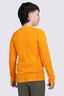 Macpac Kids' Geothermal Long Sleeve Top, Flame Orange, hi-res
