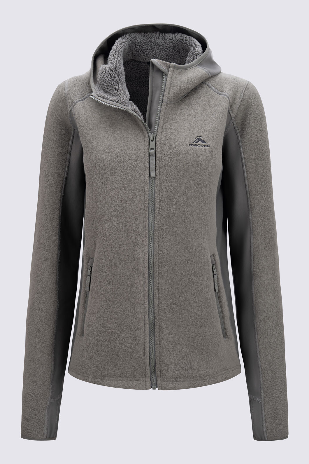Macpac Women&rsquo;s Mountain Hooded Fleece Jacket, Kambaba, hi-res
