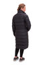 Macpac Women's Aurora Long Hooded Down Coat, Black, hi-res