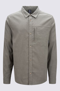 Macpac Men&rsquo;s Vale Long-Sleeve Shirt, Four Leaf Clover, hi-res