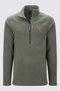 Macpac Men's Tui Fleece Pullover, Bronze Green, hi-res