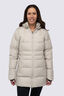 Macpac Women's Aurora Hooded Down Coat, Sand, hi-res