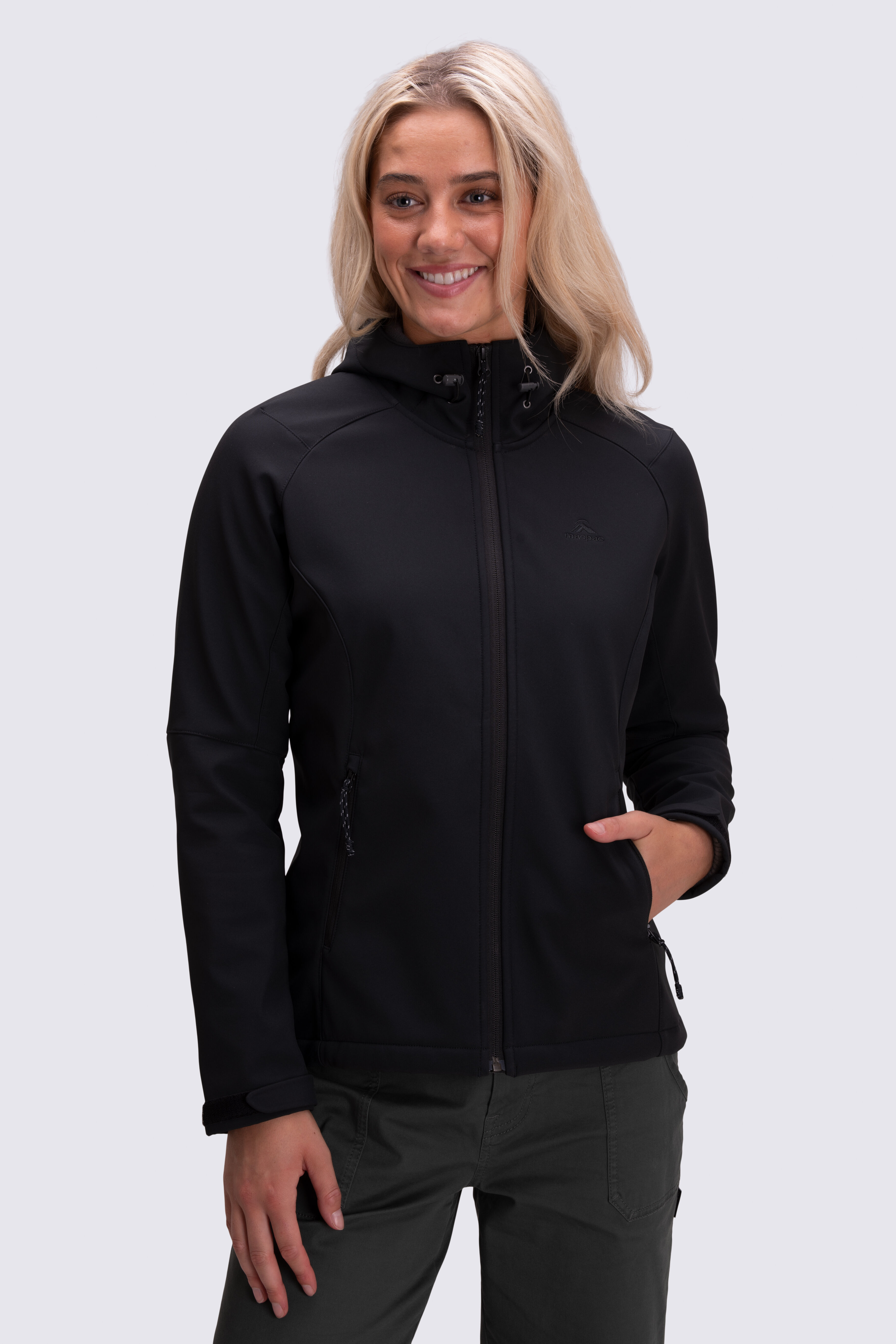 Hooded softshell jacket women's deals