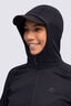 Macpac Women's Ion Hooded Fleece Jacket, Black, hi-res