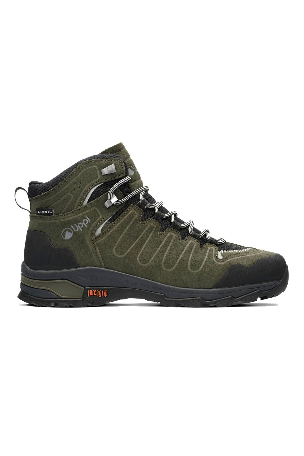 Lippi Men's All Terra Mid Hiking Boots, Green, hi-res