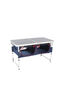 Macpac Folding Camp Table with Storage, Medieval Blue, hi-res