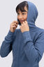 Macpac Women's Craigieburn Merino Blend Jacket, China Blue Marle, hi-res