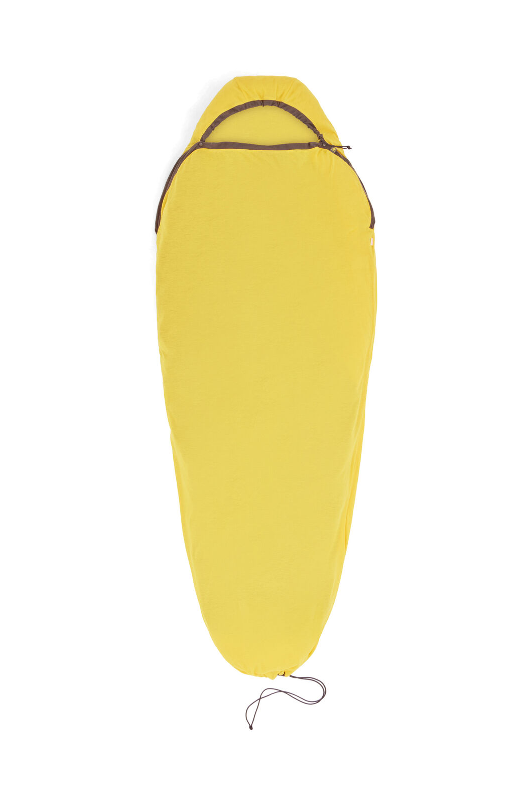 Sea to Summit Reactor Sleeping Bag Liner - Mummy w/ Drawcord &mdash; S, Sulphur, hi-res