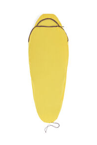 Sea to Summit Reactor Sleeping Bag Liner - Mummy w/ Drawcord &mdash; S, Sulphur, hi-res