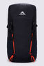 Macpac Bushline 60+8L Hiking Backpack, Black/Orange, hi-res