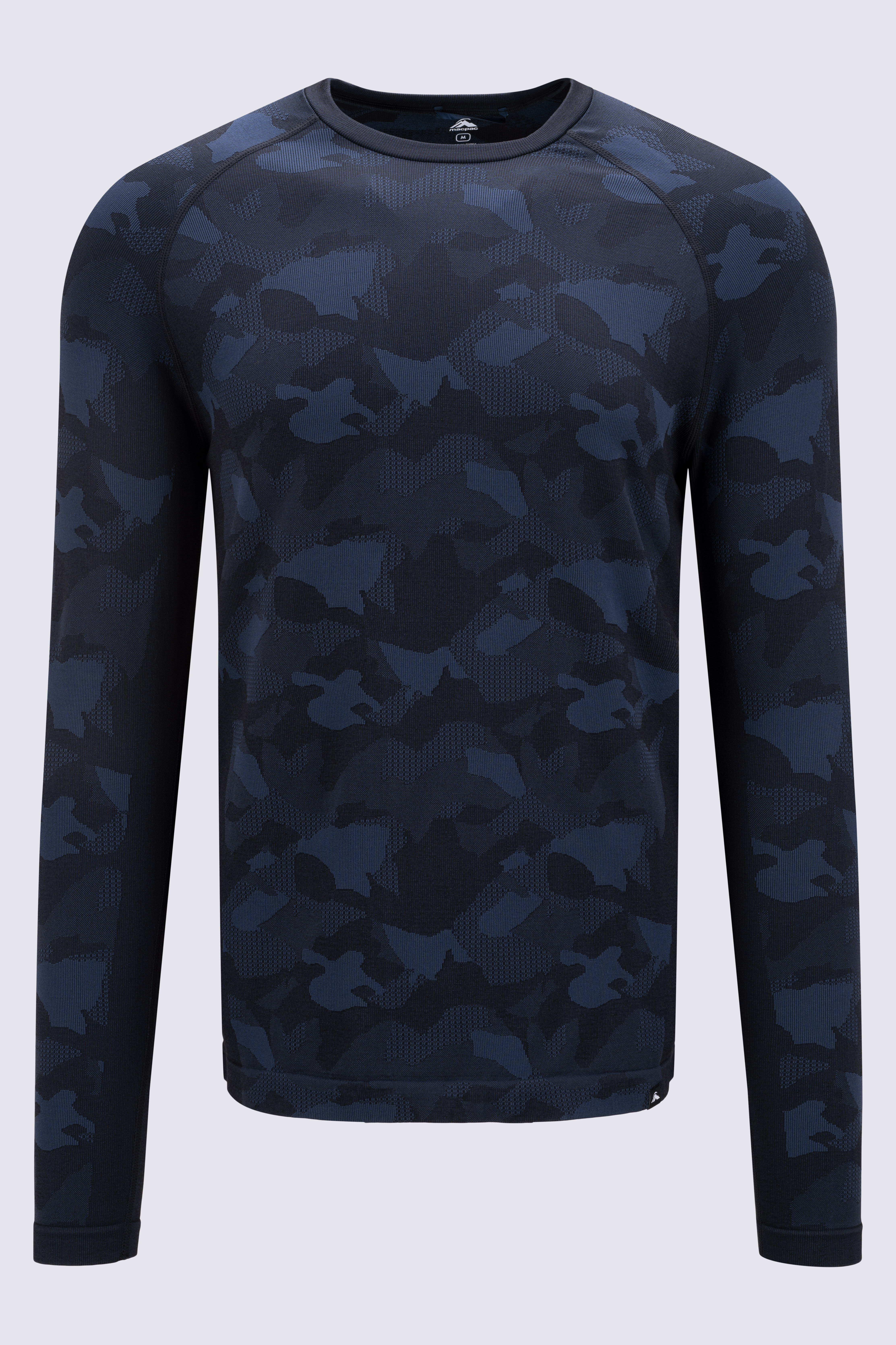 【MUCENT】BRUNO SETUP L LOGO CUT-OUT LAYERED LONG SLEEVE Mens Boulder 125 Long Sleeve Crew Green | Artilect Performance