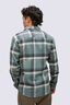 Macpac Men's Sutherland Slim Flannel Shirt, Balsam Green Check, hi-res