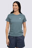 Macpac Women's Te Papakura O Taranaki NP Fairtrade Organic Cotton T-Shirt, Goblin Blue, hi-res