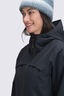 Macpac Women's Fiord Raincoat, Black, hi-res