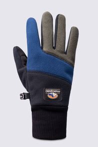 Macpac Retro Fleece Glove, Estate Blue/Deep Depths, hi-res