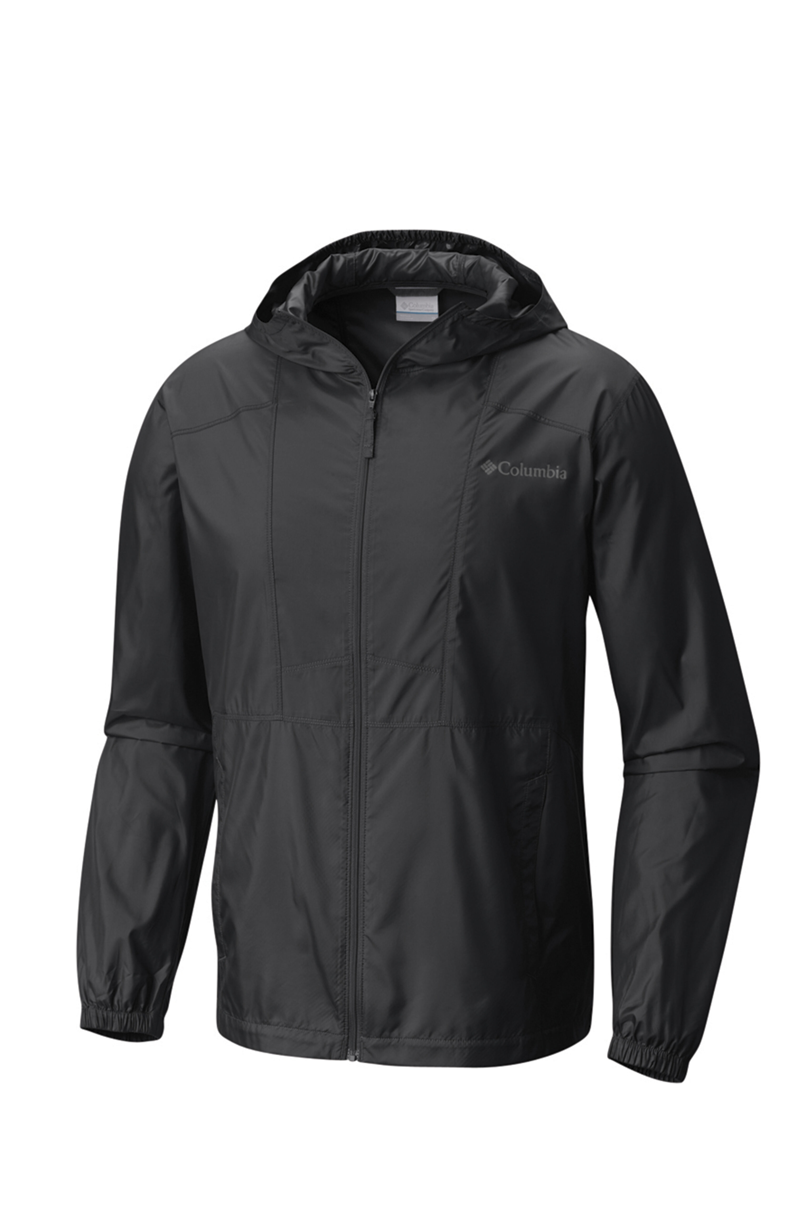 black columbia men's windbreaker