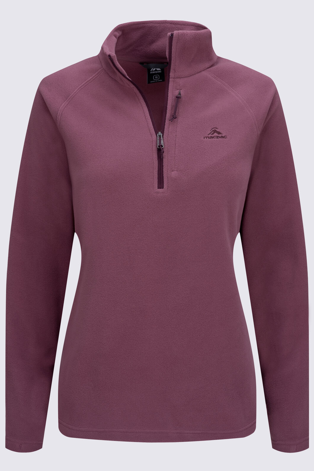 Macpac Women's Tui Fleece Pullover, Crushed Berry, hi-res