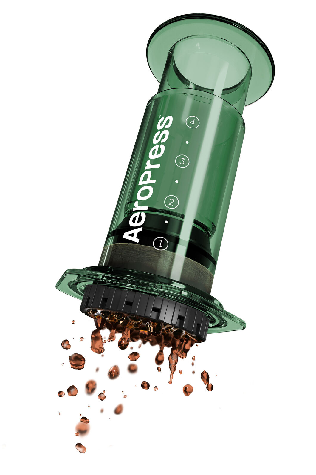 AeroPress Clear Coffee Maker, Green, hi-res