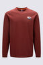 Macpac Men's Heritage Badge Fairtrade Organic Cotton Long Sleeve T-Shirt, Fired Brick, hi-res