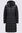 Macpac Women's Aurora Long Hooded Down Coat, Black, hi-res