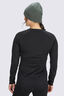 Macpac Women's Long Sleeve Exothermal Top, Black, hi-res