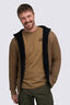 Macpac Men's Waffle Sherpa Hooded Jacket, Kangaroo, hi-res