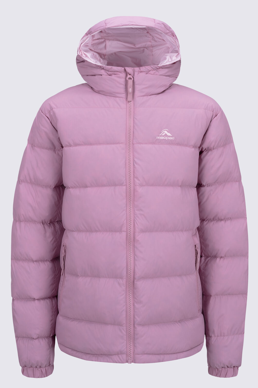 Macpac Kids' Halo Hooded Down Jacket, Lilas, hi-res