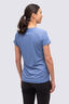 Macpac Women's Cass Short Sleeve T-Shirt, Dutch Blue Marle, hi-res