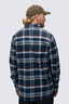 Macpac Men's Sutherland Flannel Shirt, Navy Plaid, hi-res