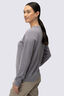 Macpac Women&rsquo;s 280 Merino Long Sleeve Crew, Minimal Grey Marle, hi-res