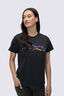 Macpac Women's McIntyre Mountains Fairtrade Organic Cotton Short Sleeve T-Shirt, BLACK MARLE, hi-res