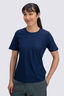 Macpac Women's Riley T-Shirt, Navy Iris Marle, hi-res