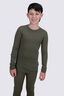 Macpac Kids' 220 Merino Long Sleeve Top, Four Leaf Clover, hi-res