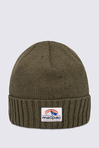 Macpac Kids' Heritage Beanie, Winter Moss, hi-res