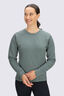 Macpac Women's Capsule Crew, Balsam Green, hi-res