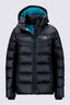 Macpac Women&rsquo;s Sundowner Down Jacket, Black/Lake Blue, hi-res