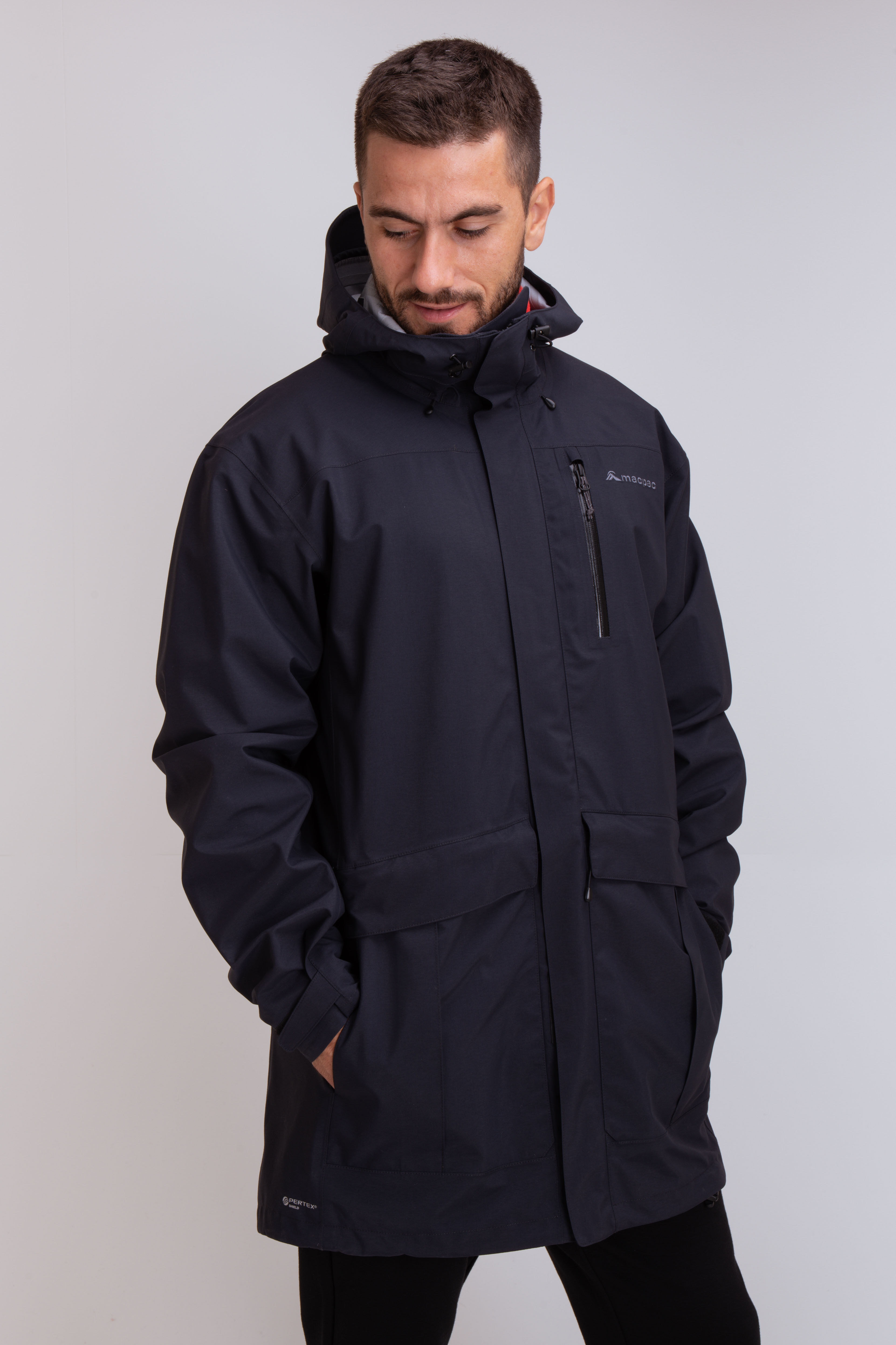 Macpac copland long rain jacket 2025