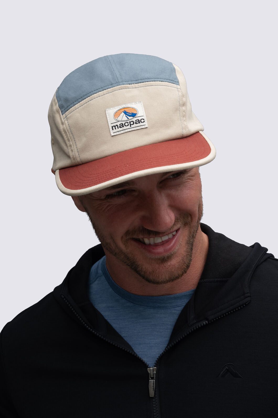 Macpac Contrast Heritage Cap, Fired Brick/Sand/Stormy Weathe, hi-res