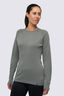 Macpac Women's Long Sleeve Exothermal Top, Agave, hi-res