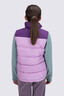 Macpac Kids' Halo Down Vest, Plum/Orchid, hi-res