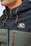 Macpac Men's Heritage Windproof Fleece Jacket, Black/Deep Depths, hi-res