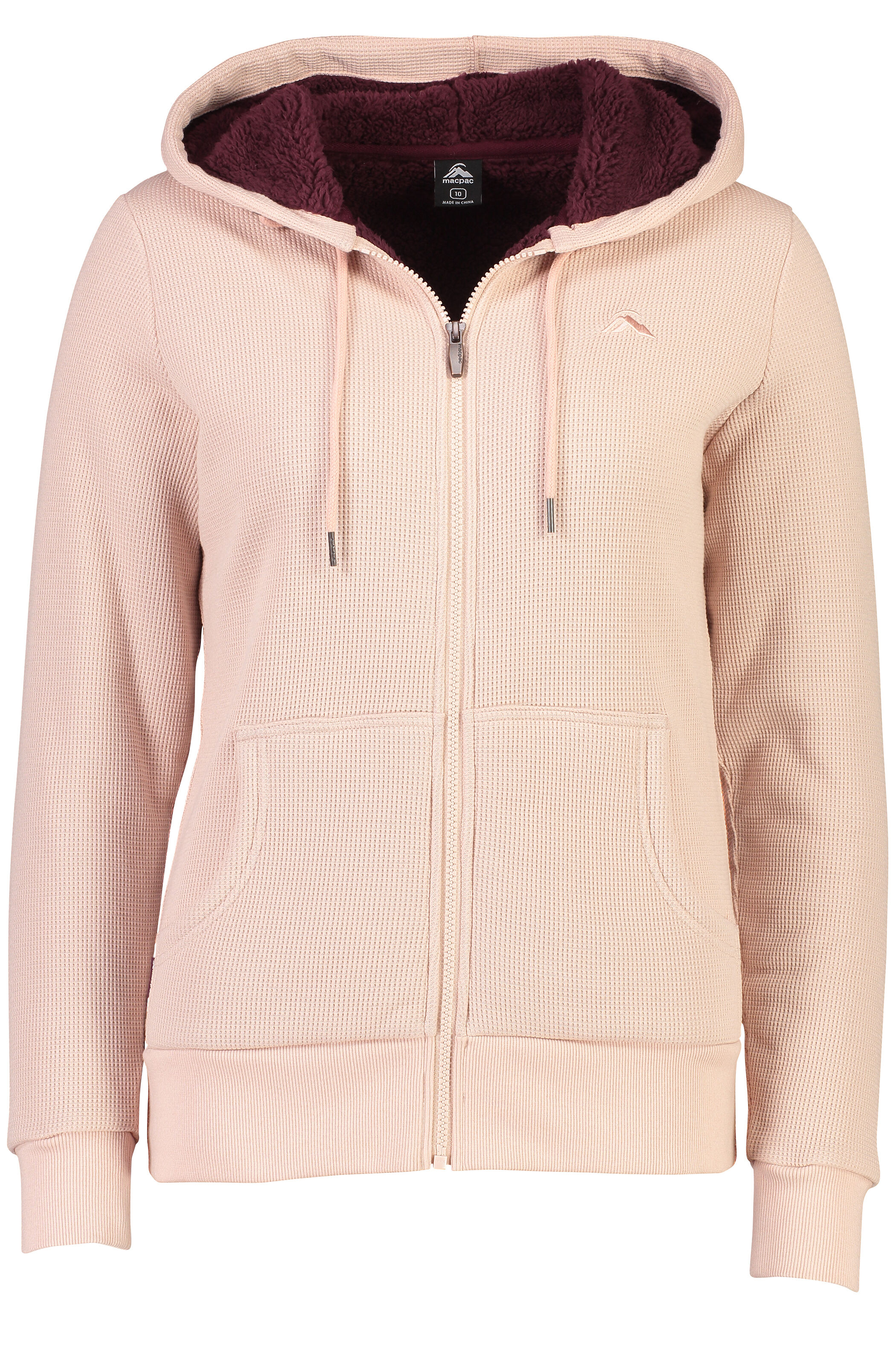Macpac waffle sherpa hoody