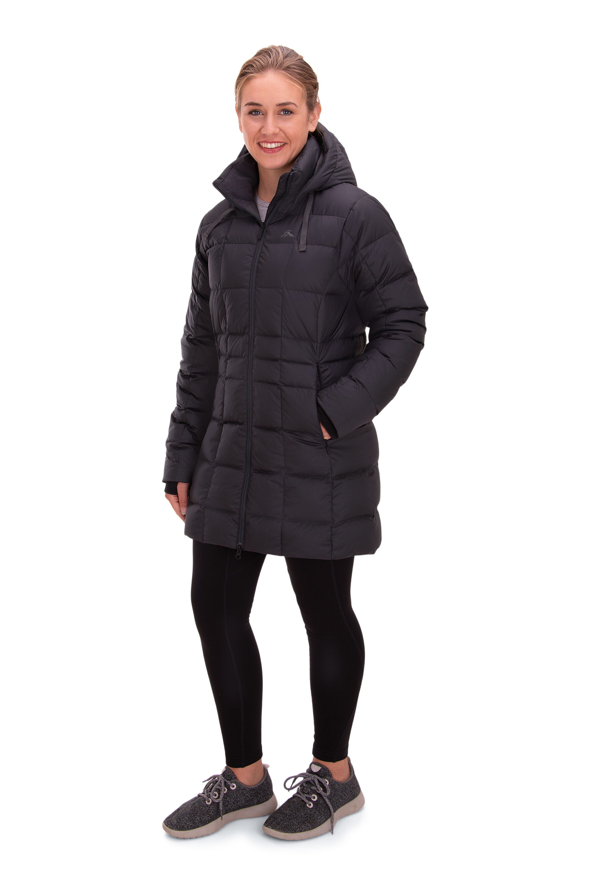 Aurora womens down jacket black hot sale
