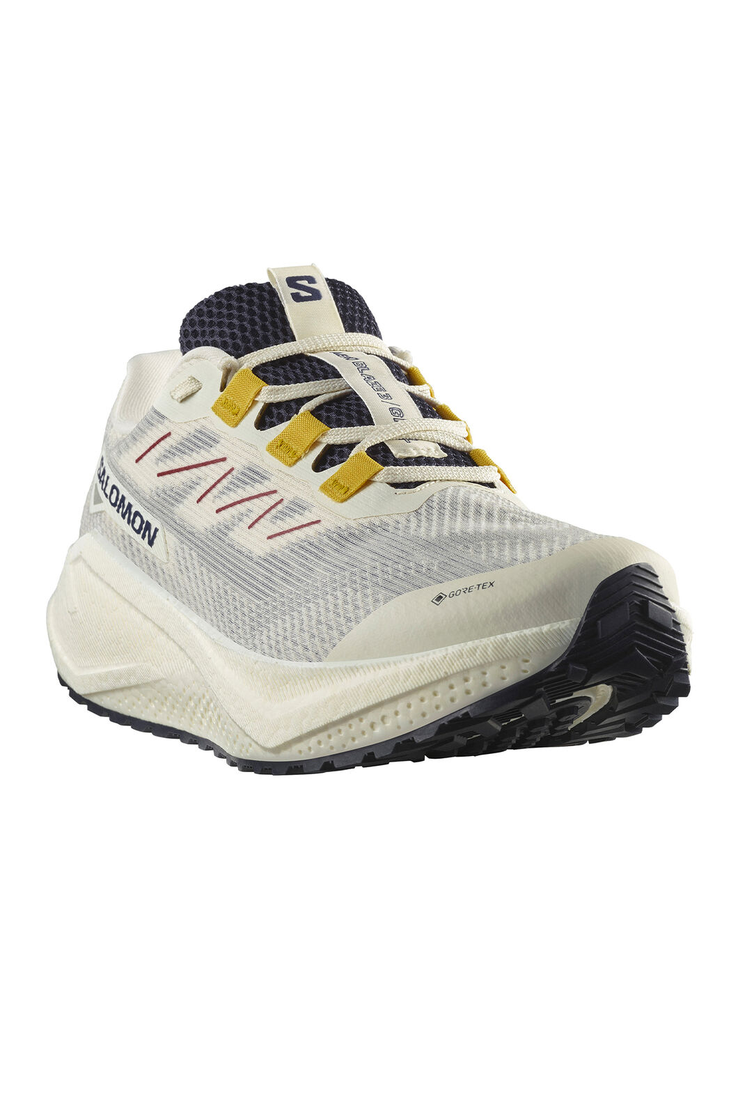 Salomon Men’s Aero Blaze 3 Grvl GTX, Vanilla Ice/Astral Aura/Lemon, hi-res