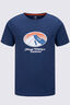 Macpac Kids' Wilderness Equipment Fairtrade Organic Cotton Short Sleeve T-Shirt, Oceana, hi-res
