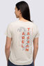 Macpac Women's Abel Tasman Topo Fairtrade Organic Short Sleeve T-Shirt, Moonbeam, hi-res