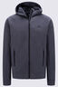 Macpac Mens Mountain Hooded Fleece Jacket, Forged Iron, hi-res